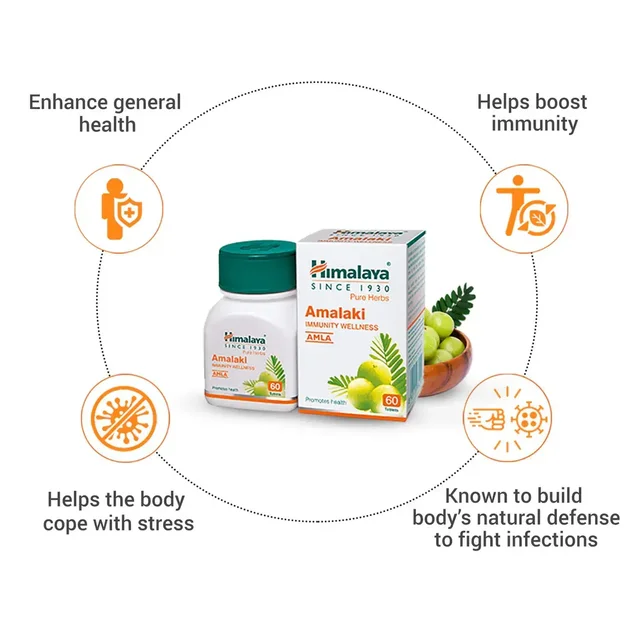 HIMALAYA DRUGS Amalaki Tablet - Himalaya - 60Tablet