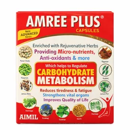 AIMIL PHARMACEUTICAL Amree Plus Capsules - Aimil - 20 Caps