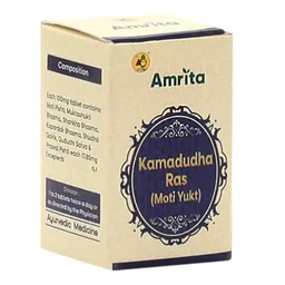AMRITA DRUGS Kamadhuda Ras(Moti Yukta) - Amrita - 30 Tablet