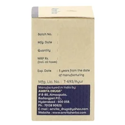 AMRITA DRUGS Kamadhuda Ras(Moti Yukta) - Amrita - 30 Tablet