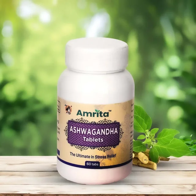AMRITA DRUGS Ashwagandha Tablet - Amrita - 60 Tablet