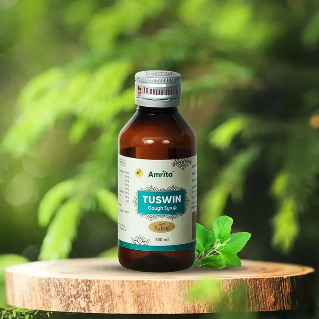 AMRITA DRUGS Tuswin Syrup - Amrita - 100Ml