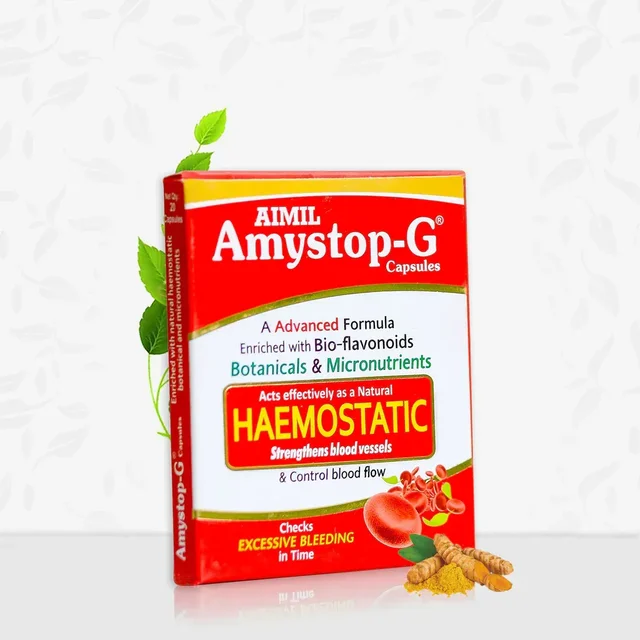 AIMIL PHARMACEUTICAL Amystop-G Capsules - Aimil - 20 Capsule
