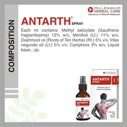 MILLENNIUM HERBALS Antarth Spray - Millennium - 50ml