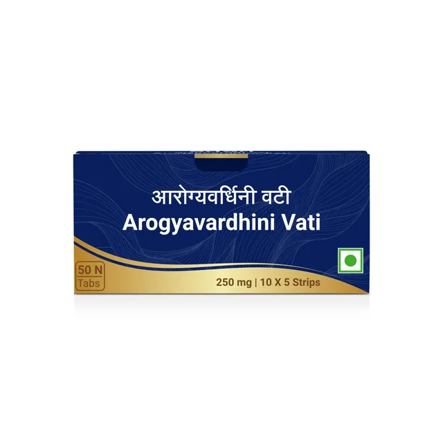 SRI SRI AYURVEDA Arogyavardhini Vati 250Mg - Sri Sri - 10 Tablets