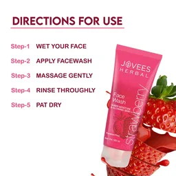 JOVEES HERBAL CARE Strawberry Face Wash - Jovees - 120ml