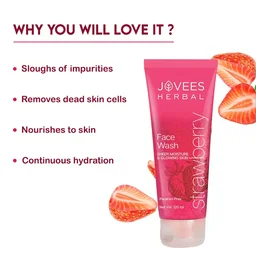 JOVEES HERBAL CARE Strawberry Face Wash - Jovees - 120ml