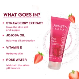 JOVEES HERBAL CARE Strawberry Face Wash - Jovees - 120ml