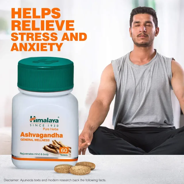 HIMALAYA DRUGS Ashwagandha Tablet - Himalaya - 60Tablet