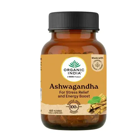 ORGANIC INDIA Ashwaganda Capsule - Organic - 60Capsule