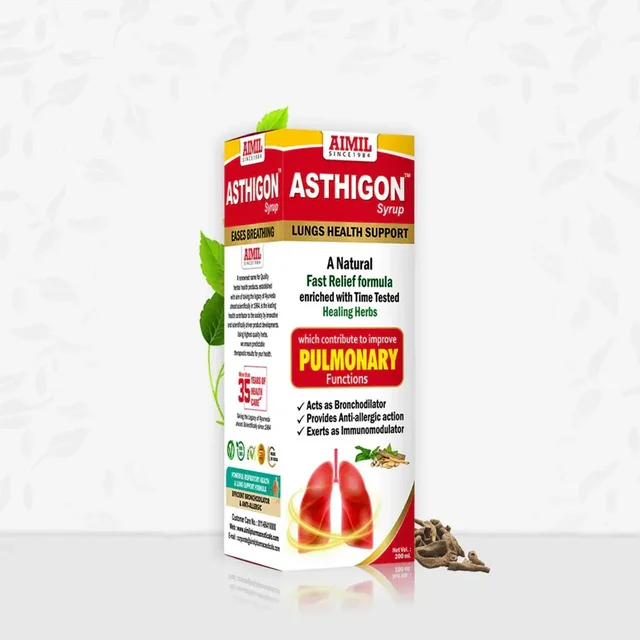 AIMIL PHARMACEUTICAL Asthigon Syrup - Aimil - 200Ml