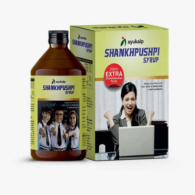 AYUKALPA UAP Shankhapushpi Syrup - Ayukalp - 200Ml