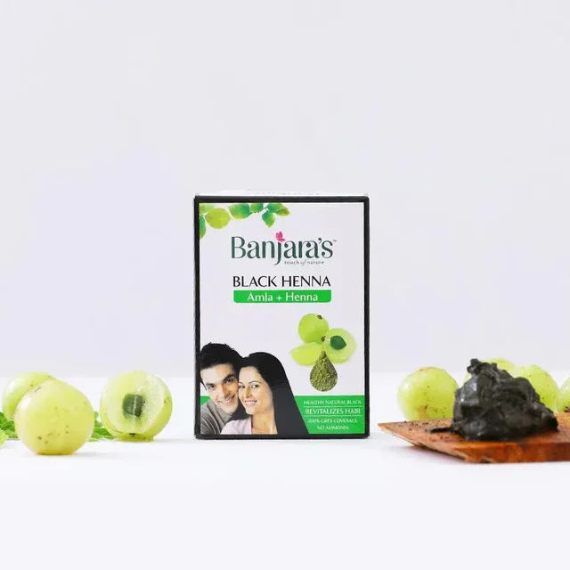 BANJARA'S Black Henna With Amla Powder - Banjara - 50gm