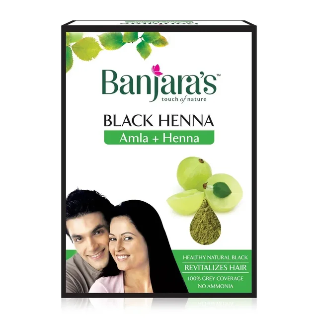 BANJARA'S Black Henna With Amla Powder - Banjara - 50gm