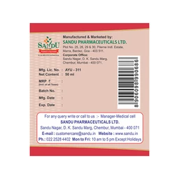 SANDU BROTHERS Berb Enterone Syrup - Sandu - 50Ml