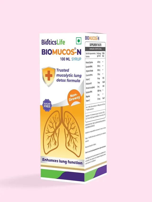 BIOTICS Biomucos-N Syrup Biotics - 100Ml