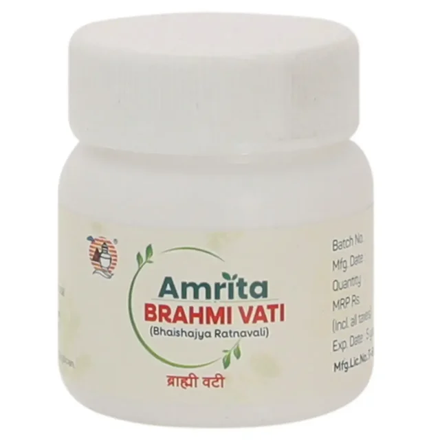 AMRITA DRUGS Brahmi Vati - Amrita - 60 Tablet