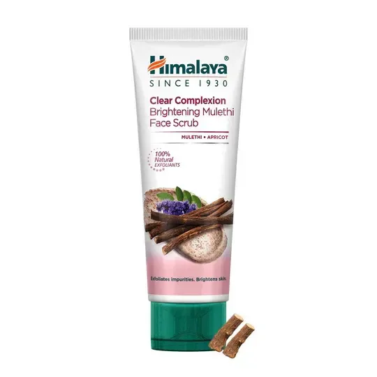 HIMALAYA PHARMACY Clear Complexion Brightening Mulethi Face Scrub - Himalaya - 50g