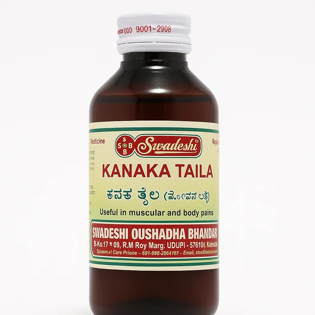 Swadeshi Ayurveda Kanaka Taila | Herbal Oil | 200ml - 200ml