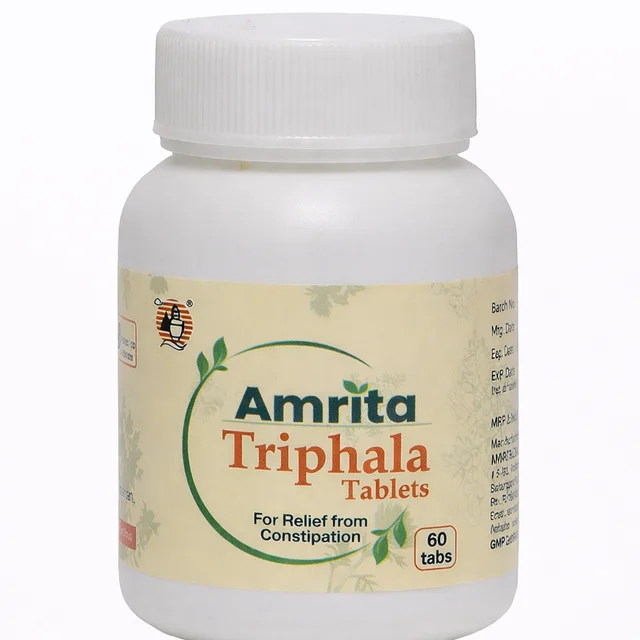 Amrita Triphala Tablets Ayurvedic - 60 Tab