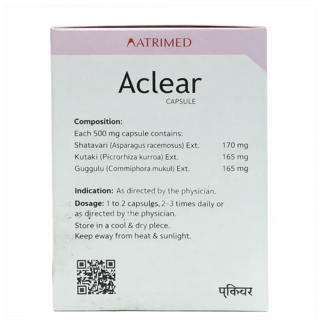 ATRIMED PHARMACEUTIC Aclear Capsule-ATRIMED - 100 Caps