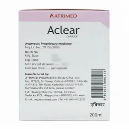 ATRIMED PHARMACEUTIC Aclear Capsule-ATRIMED - 100 Caps