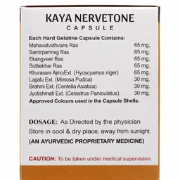 Kayashakthi Herbal Products Kaya Nervetone Tabet -Kayashakthi - 100Tab