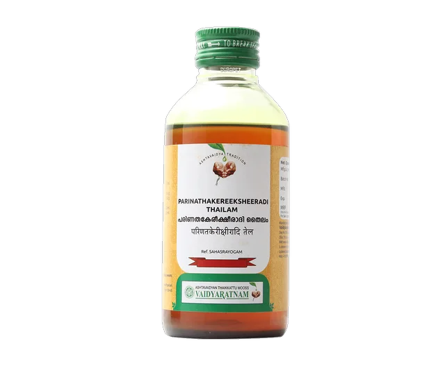 VAIDYARATHNAM Parinathakereeksheeradi Tail - Vaidyaratnam - 200Ml