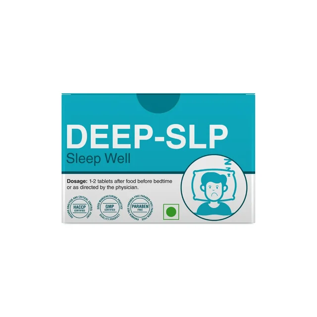 SRI SRI AYURVEDA Deep-SLP Sleep Well Tablets - Sri Sri - 100 Tablets