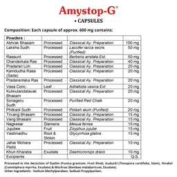 AIMIL PHARMACEUTICAL Amystop-G Capsules - Aimil - 20 Capsule