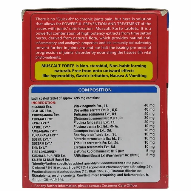 Muscalt Forte Tablets - Aimil - 30 Tablet