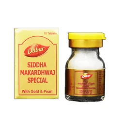 DABUR INDIA LIMITED Siddha Makardhwaj Special(Gold) - Dabur - 10Tablet