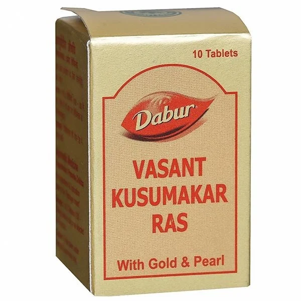 DABUR INDIA LIMITED Vasant Kusumakar Ras(Gold) - Dabur - 10Tablet