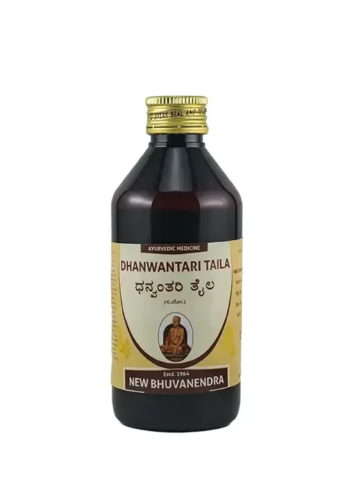 NEW BHUVANENDRA Dhanwantari Tail - New Bhuvanendra - 200Ml