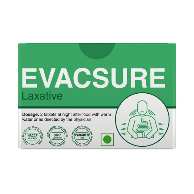 SRI SRI AYURVEDA Evacsure Laxative Tablets - Sri Sri - 100 Tablets
