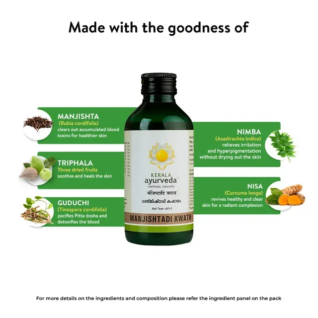 Kerala Ayurveda Manjishtadi Kwatha - Kerala - 200ml