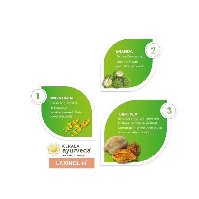 Kerala Ayurveda Laxinol H Tablets - Kerala - 100Tablets