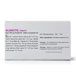 Kerala Ayurveda Alsactil Tablet - Kerala - 100Tablets