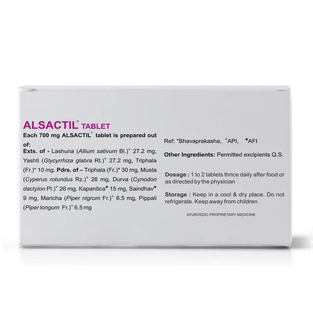 Kerala Ayurveda Alsactil Tablet - Kerala - 100Tablets