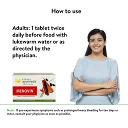 Kerala Ayurveda Menovin Tablets - Kerala - 10Tablets