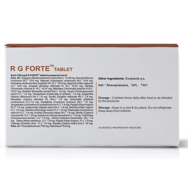 Kerala Ayurveda Rg Forte Tablets - Kerala - 10Tablets