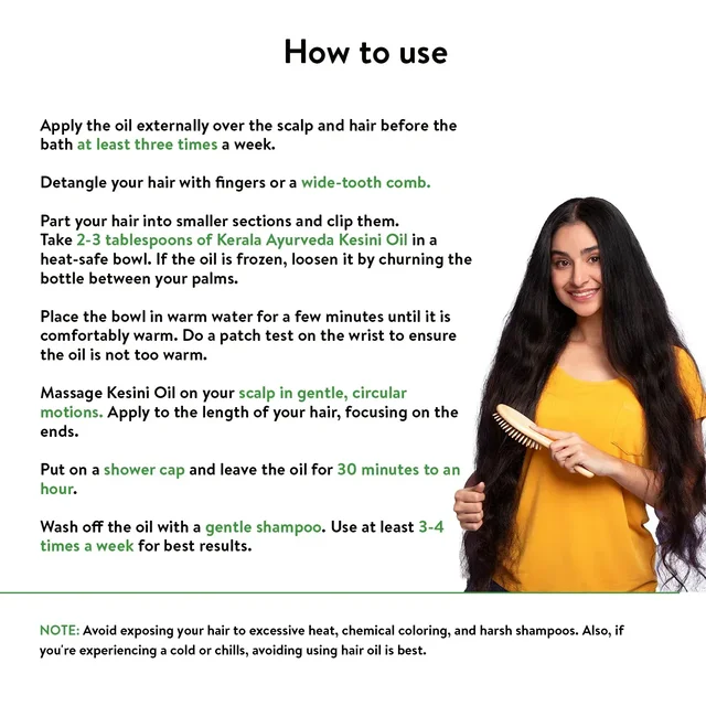 Kerala Ayurveda Kesini Hair Oil - Kapl - 100ml