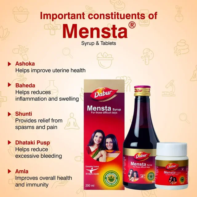 DABUR INDIA LIMITED Mensta Syrup - Dabur - 200Ml