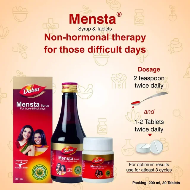 DABUR INDIA LIMITED Mensta Syrup - Dabur - 200Ml
