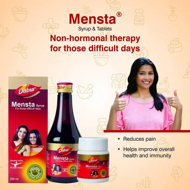 DABUR INDIA LIMITED Mensta Syrup - Dabur - 200Ml