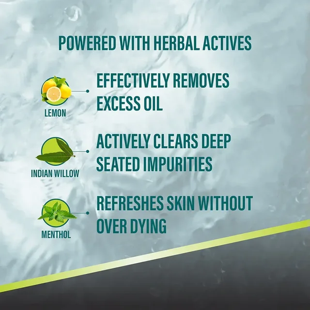HIMALAYA PHARMACY Men Intense Oil Clear Lemon Face Wash - Himalaya - 100ml