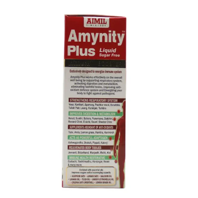 Amynity Plus Liquid Sugar Free - Aimil - 200ml
