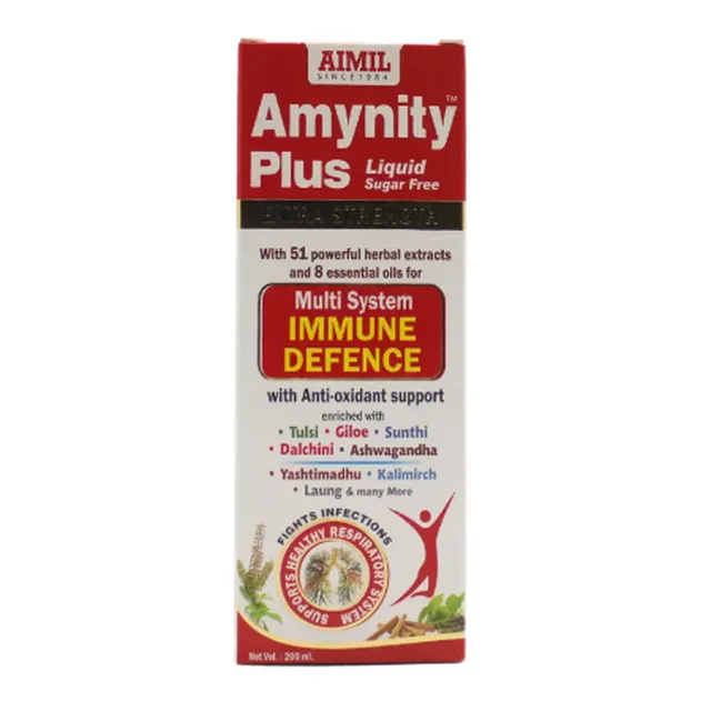 Amynity Plus Liquid Sugar Free - Aimil - 200ml