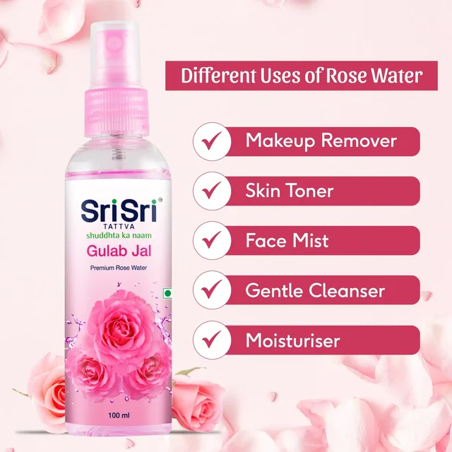 SRI SRI AYURVEDA Gulab Jal - Sri Sri - 100Ml