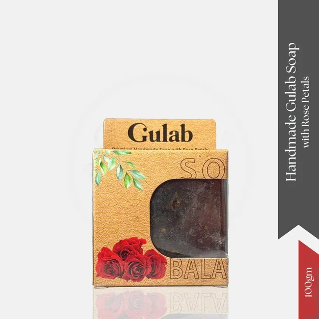 LALA DAWASAZ PVT LTD Gulab Soap - Lalas - 100Gm